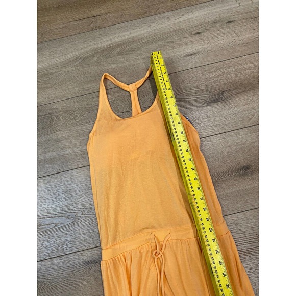 Athleta Cressida Dress Tiger Lily Orange Size Medium Maxi - Picture 5 of 10
